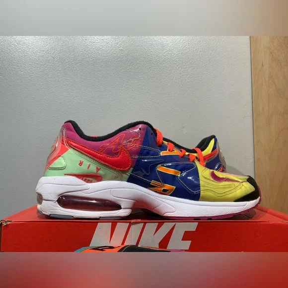 靴 NIKE ATMOS X AIR MAX 2 LIGHT QS 'LOGOS' Nike x Atmos Air Max 2 Light QS 'Logos' BV7406-001